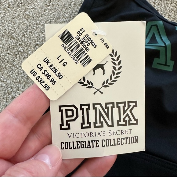 Victoria's Secret PINK Collegiate Collection Hawaii Racerback Bra Size Large - Picture 3 of 8